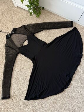 BLACKMILK GOTH DRESS BLACK SIZE SMALL NWOT